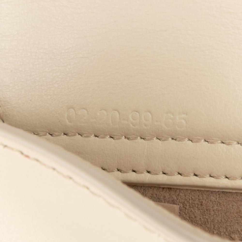 Chloé B Chloé White Ivory Calf Leather Mini Tess Crossbody Spain