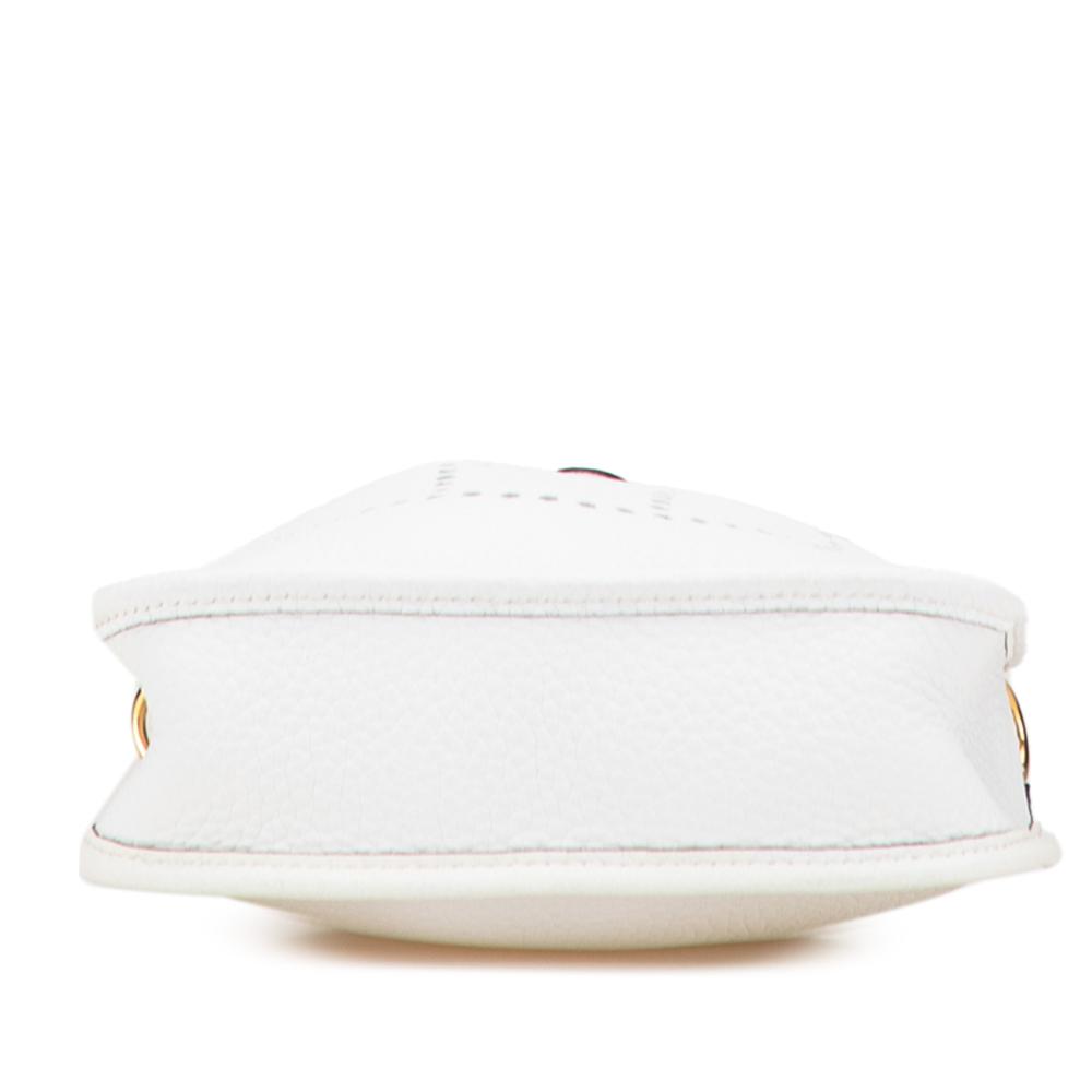 Hermès AB Hermès White Calf Leather Clemence Evelyne TPM France
