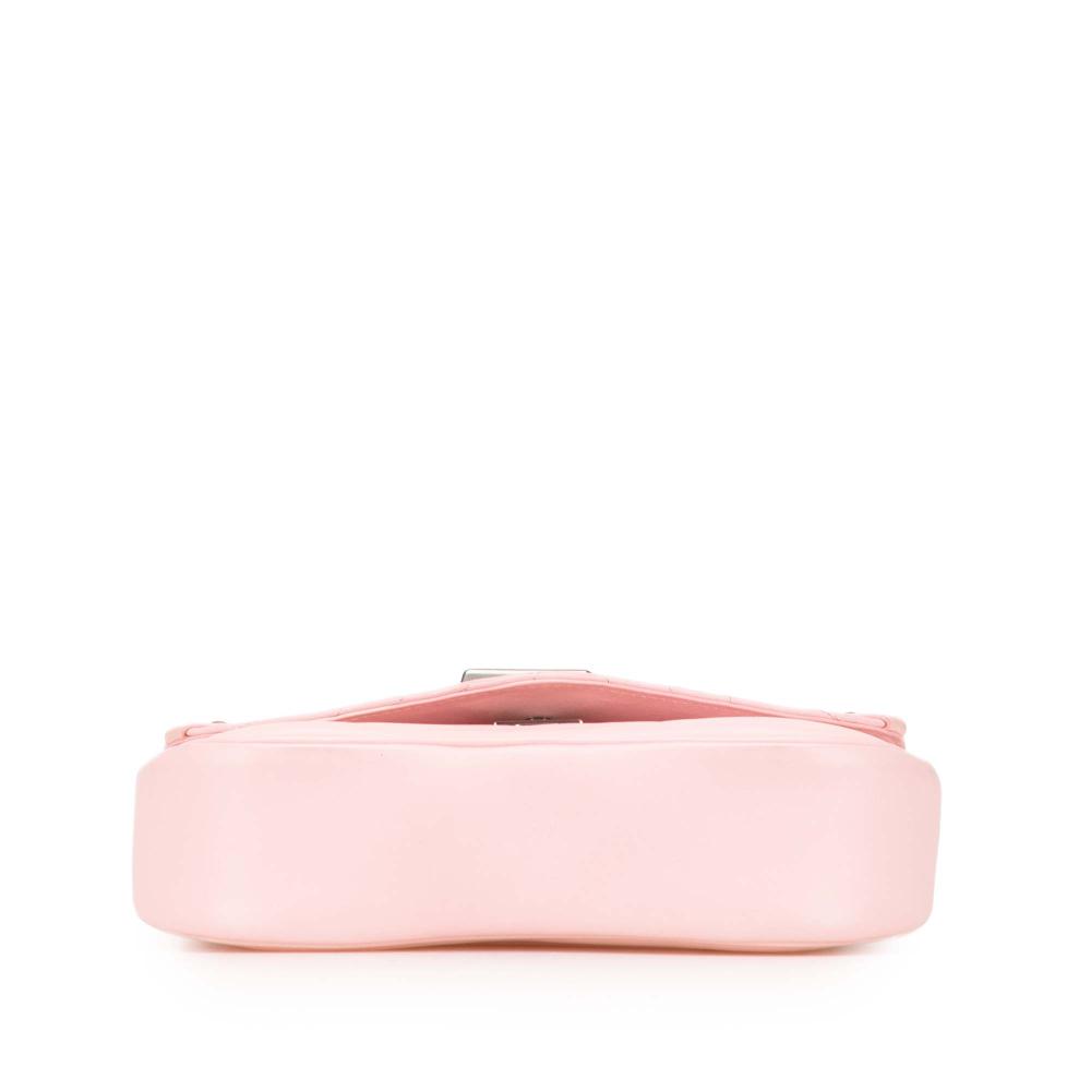 Louis Vuitton B Louis Vuitton Pink Light Pink Calf Leather New Wave Chain Bag MM Italy