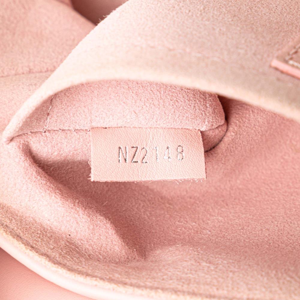 Louis Vuitton B Louis Vuitton Pink Light Pink Calf Leather New Wave Chain Bag MM Italy