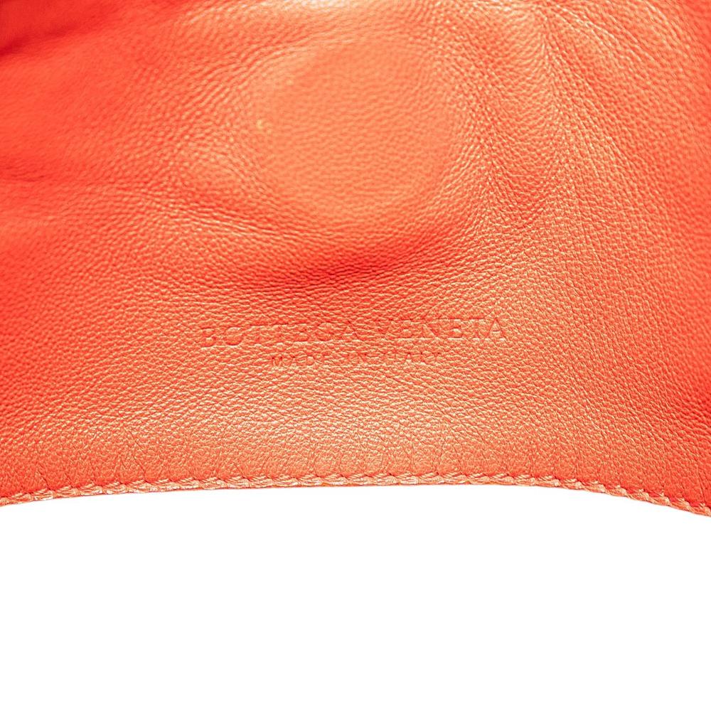 Bottega Veneta B Bottega Veneta Red Nappa Leather Leather Nappa Intrecciato Parachute Tote Italy