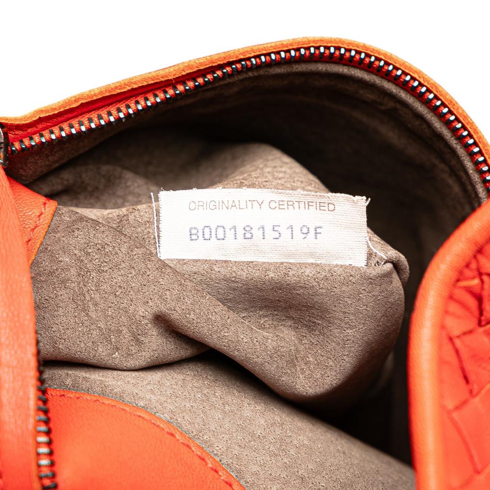 Bottega Veneta B Bottega Veneta Red Nappa Leather Leather Nappa Intrecciato Parachute Tote Italy