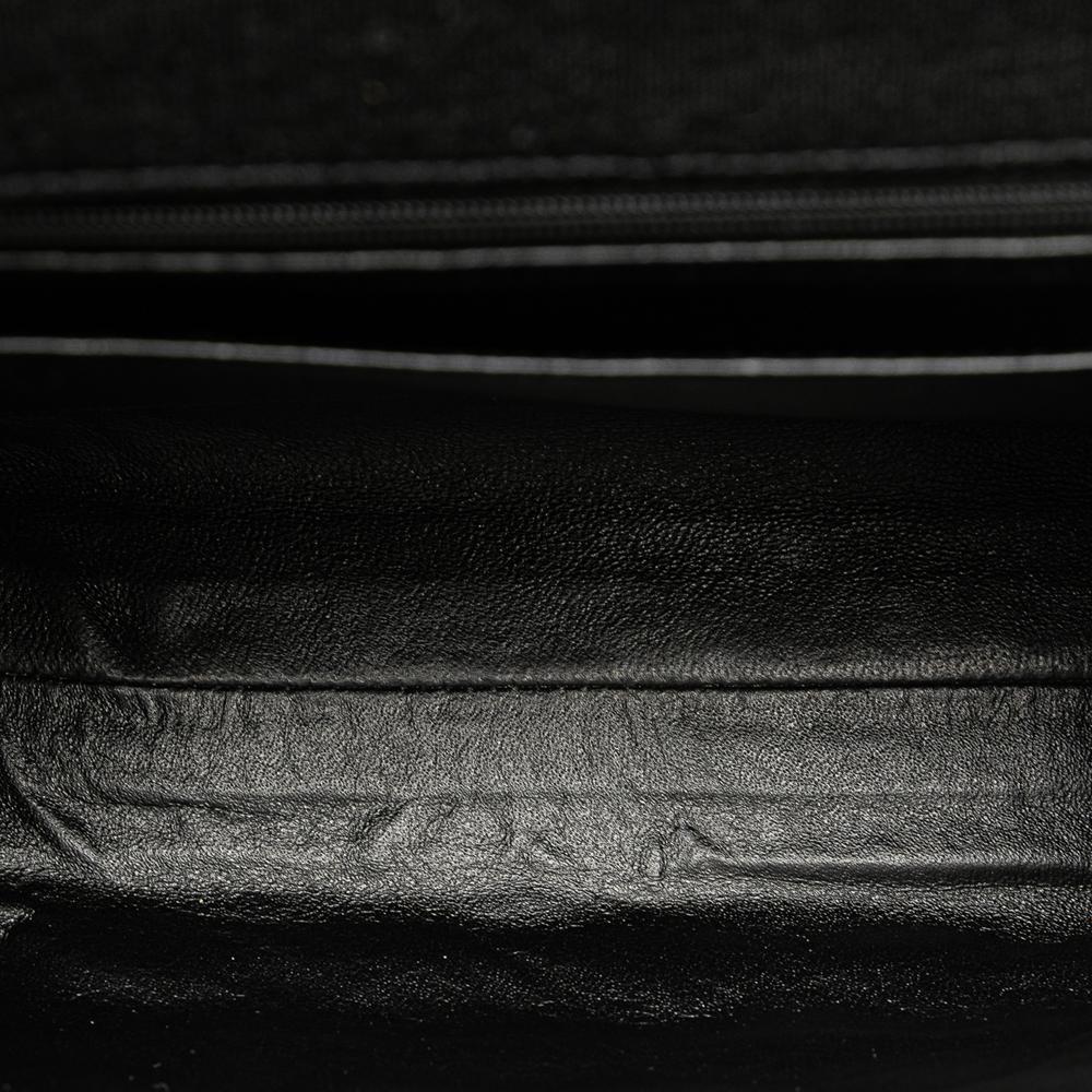 Chanel AB Chanel Black Cotton Fabric CC Quilted Jersey Kelly Top Handle Bag France