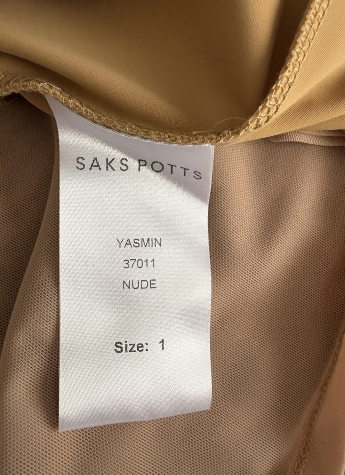 Saks Potts Kleid yasmin nude