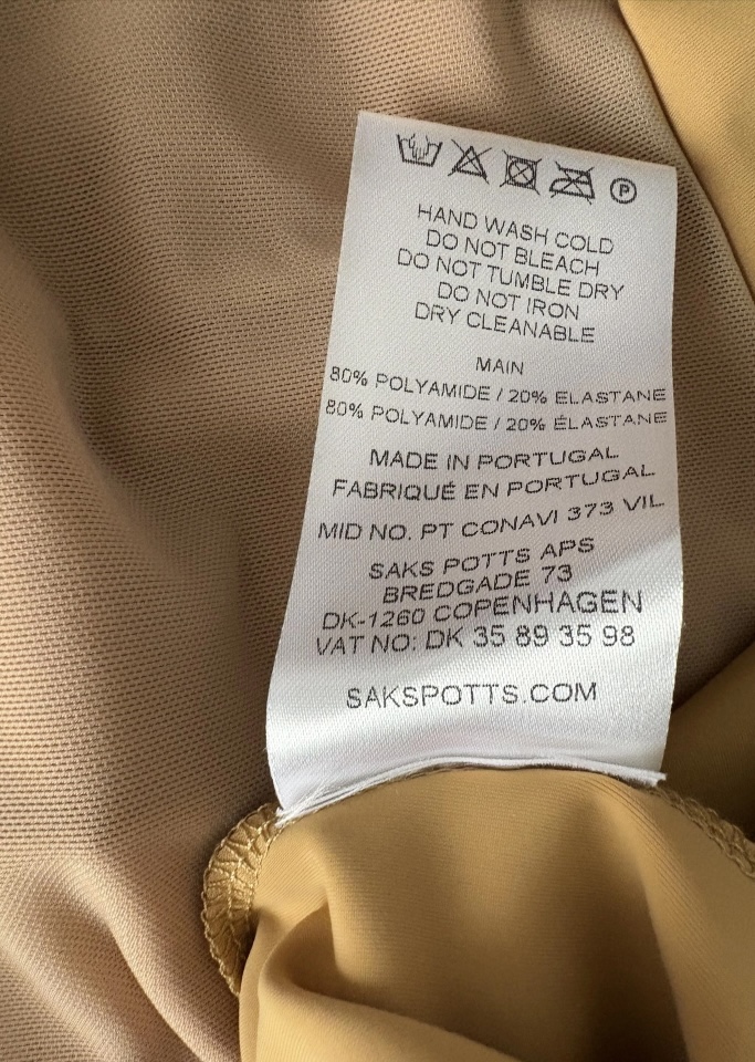 Saks Potts Kleid yasmin nude