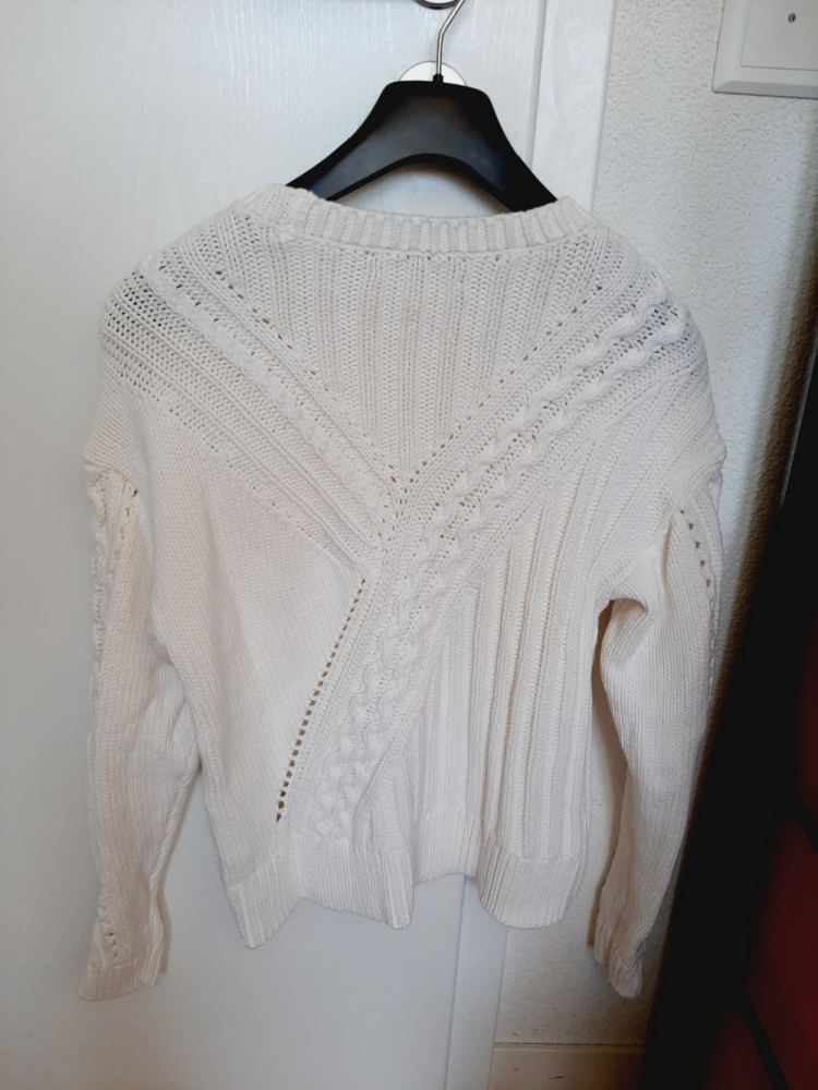 LAUREN Ralph Lauren Pullover LAUREN RALPH LAUREN en maille luxueuse torsadée et ajourée, matière douce et cocooning, neuf