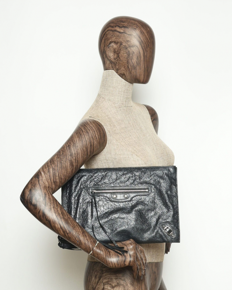 Balenciaga Motocross Laptop Case/Pouch, 13 in