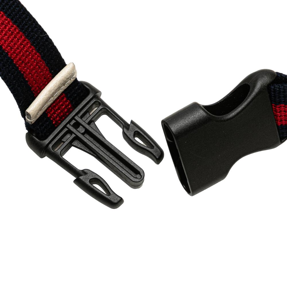 Gucci B Gucci White Calf Leather Logo Belt Bag Italy