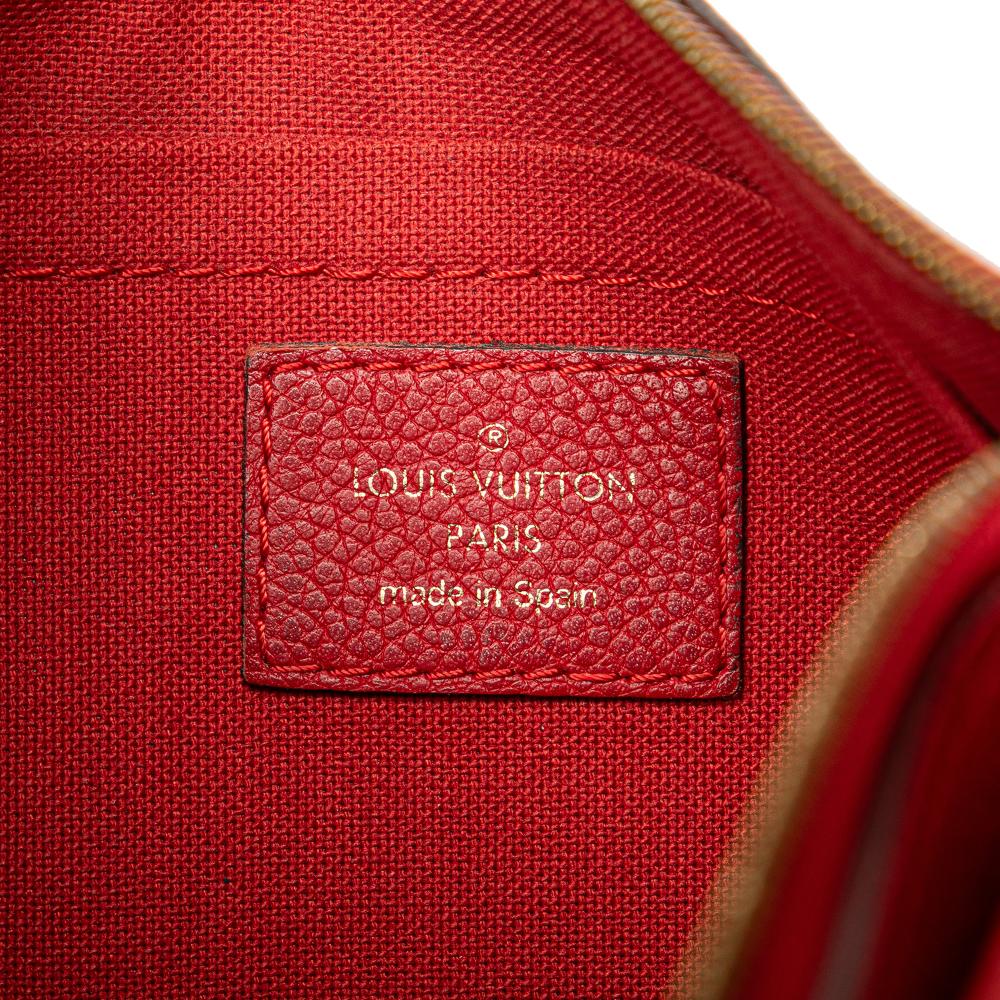 Louis Vuitton B Louis Vuitton Brown Monogram Canvas Canvas Monogram Pallas Clutch Spain