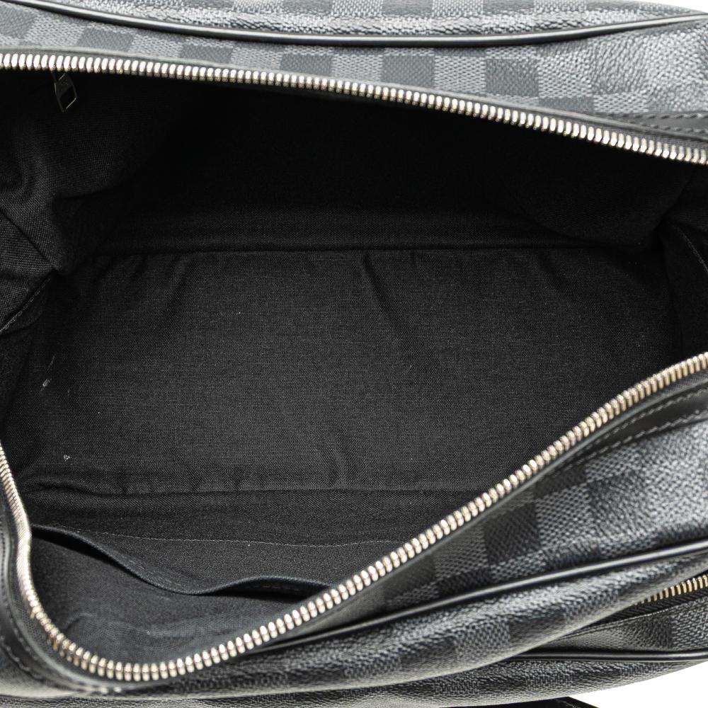 Louis Vuitton B Louis Vuitton Black Damier Canvas Canvas Damier Graphite Sac Leoh France