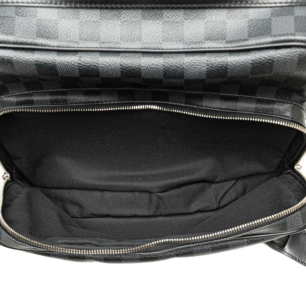 Louis Vuitton B Louis Vuitton Black Damier Canvas Canvas Damier Graphite Sac Leoh France