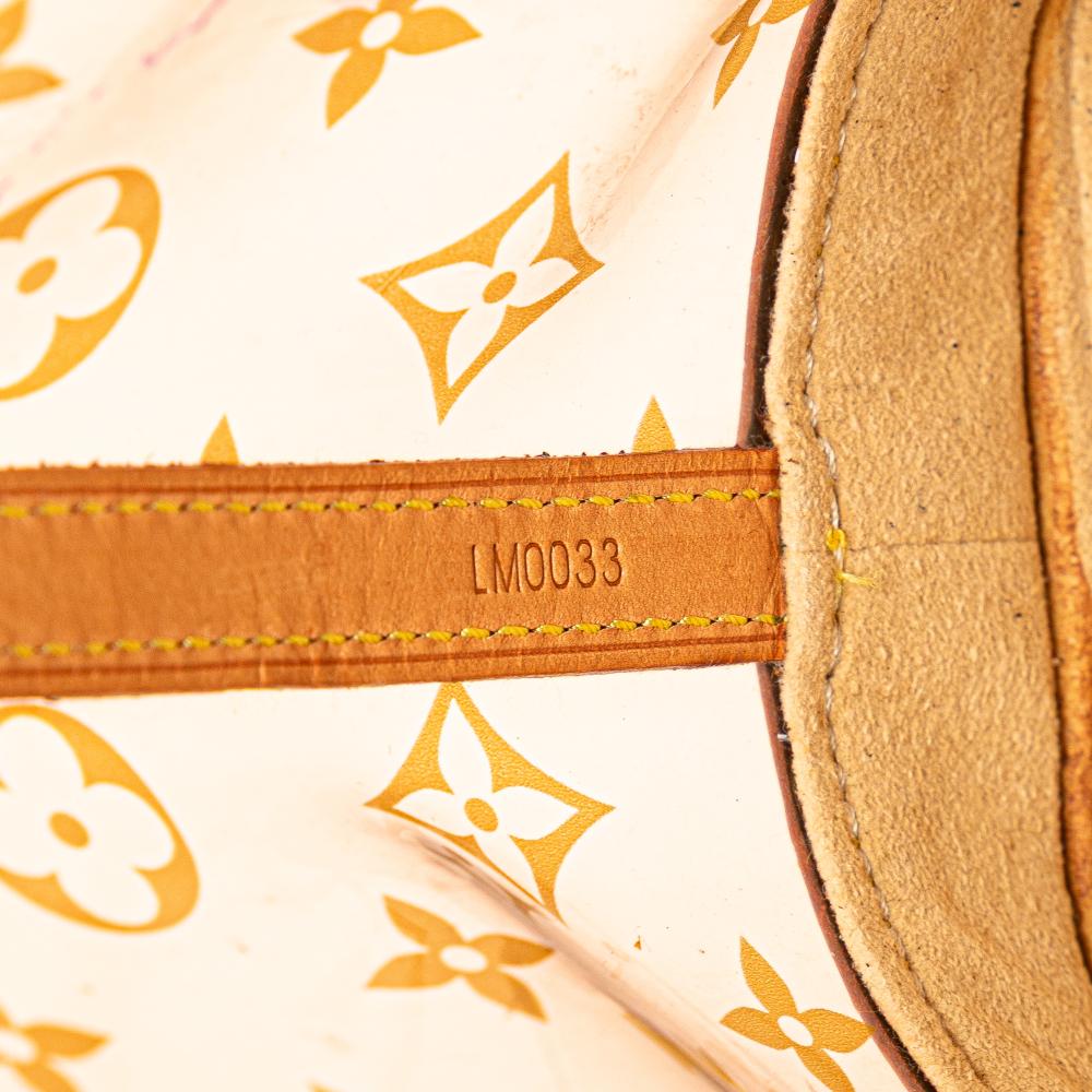 Louis Vuitton B Louis Vuitton Brown PVC Plastic Monogram Cabas Sac Ambre MM Spain