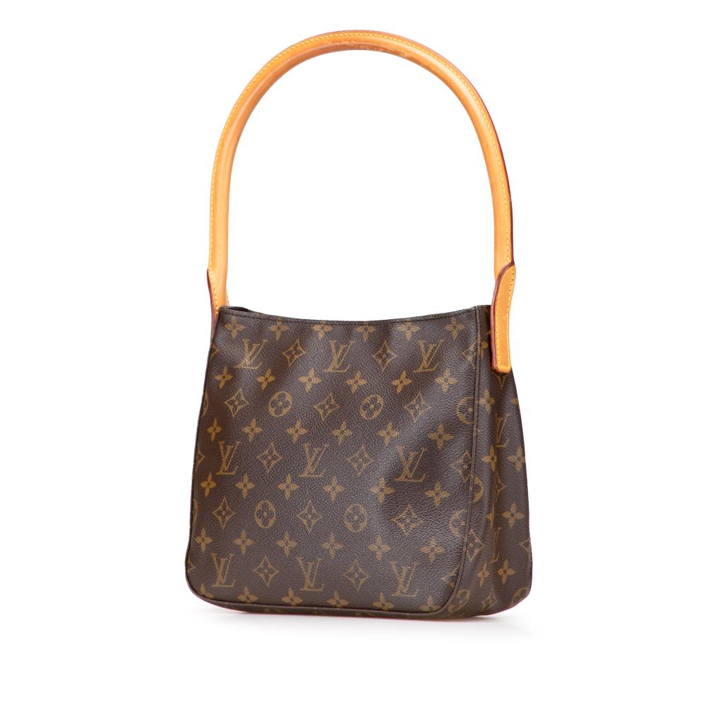 Louis Vuitton B Louis Vuitton Brown Monogram Canvas Canvas Monogram Looping MM France