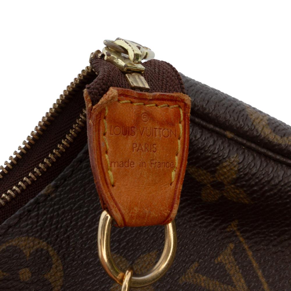 Louis Vuitton B Louis Vuitton Brown Monogram Canvas Fabric Monogram Mini Pochette Accessoires France