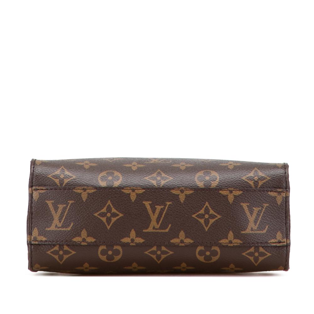 Louis Vuitton B Louis Vuitton Brown Monogram Canvas Fabric Monogram Sac Plat BB France