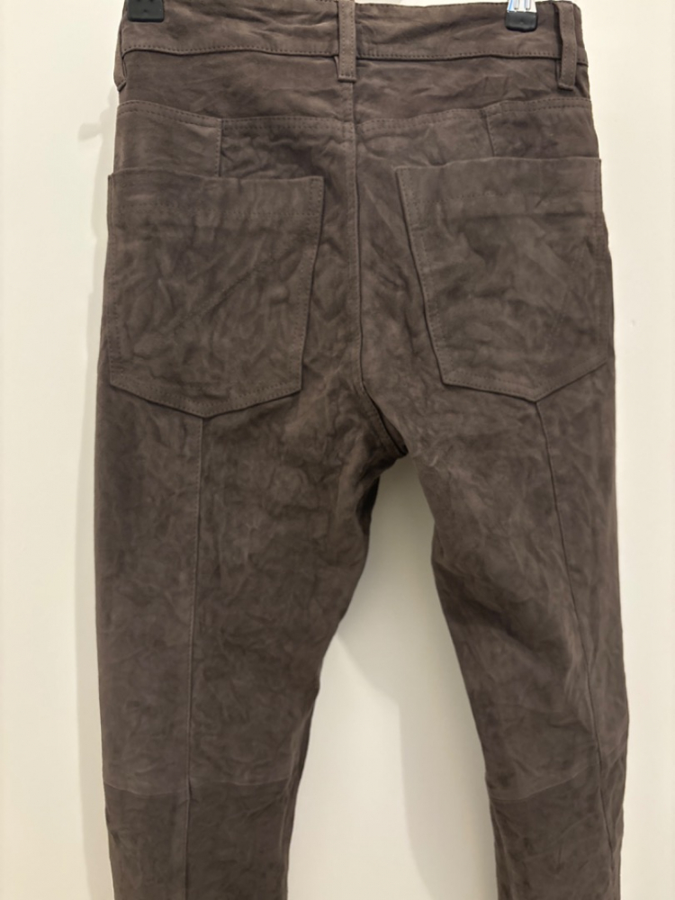 Zadig & Voltaire Pantalon Daim Taupe