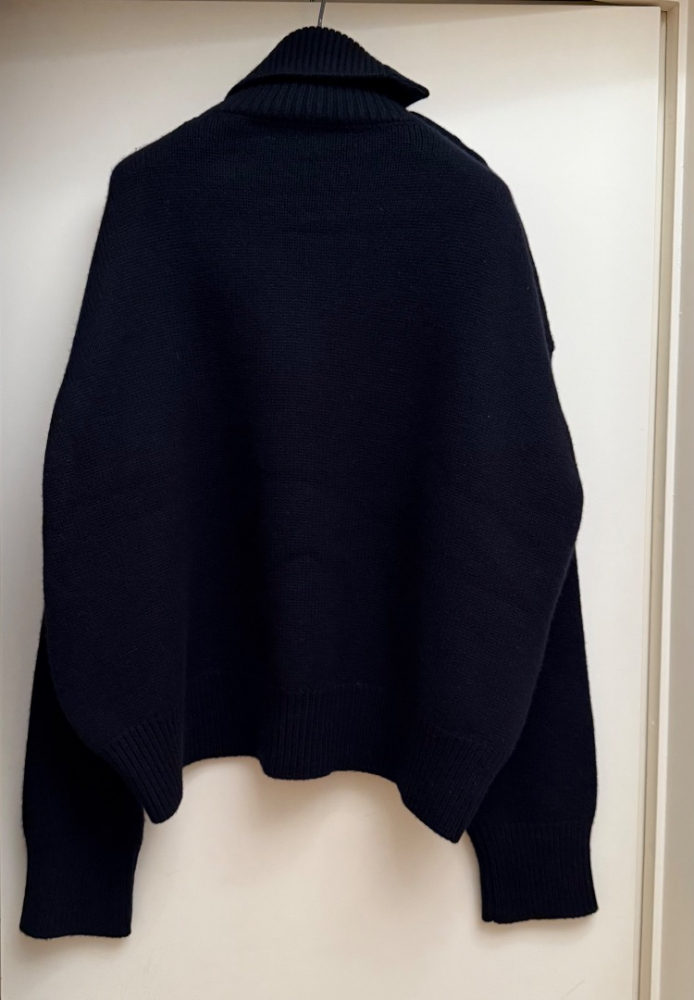 Celine Pull oversize en cachemire, bleu marine