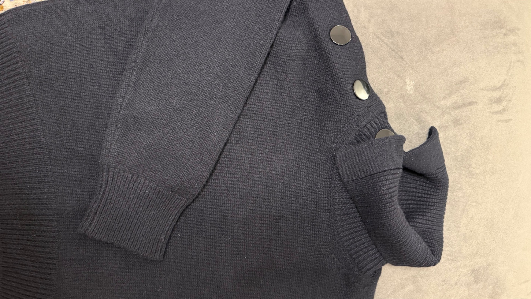 Celine Pull oversize en cachemire, bleu marine