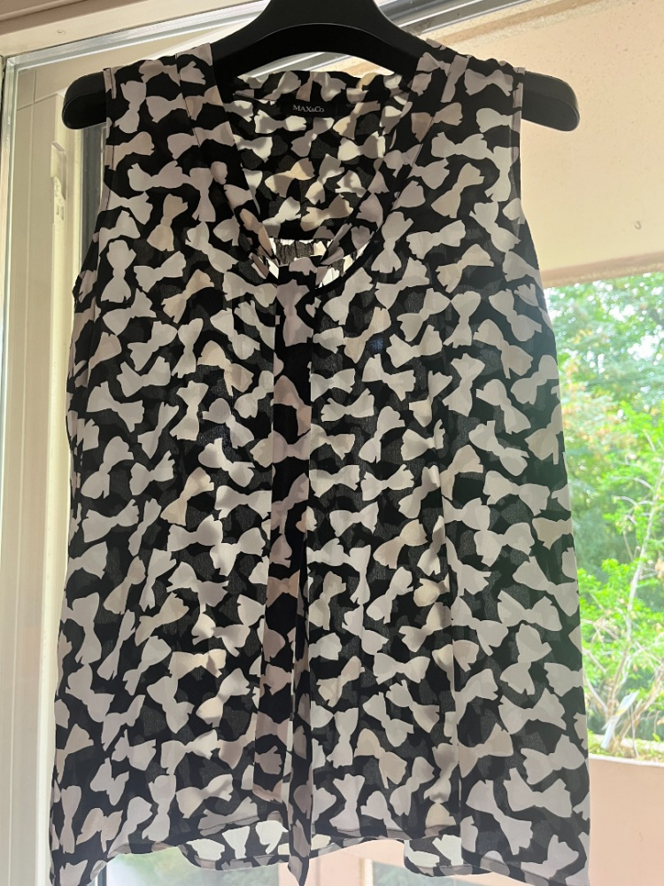 Max&Co. Ärmelloses Seidentop