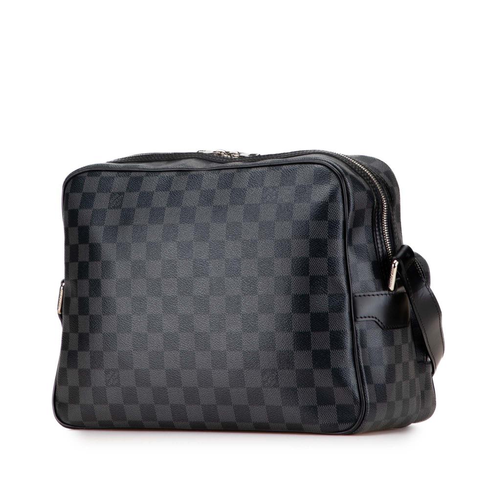 Louis Vuitton B Louis Vuitton Black Damier Canvas Canvas Damier Graphite Sac Leoh France