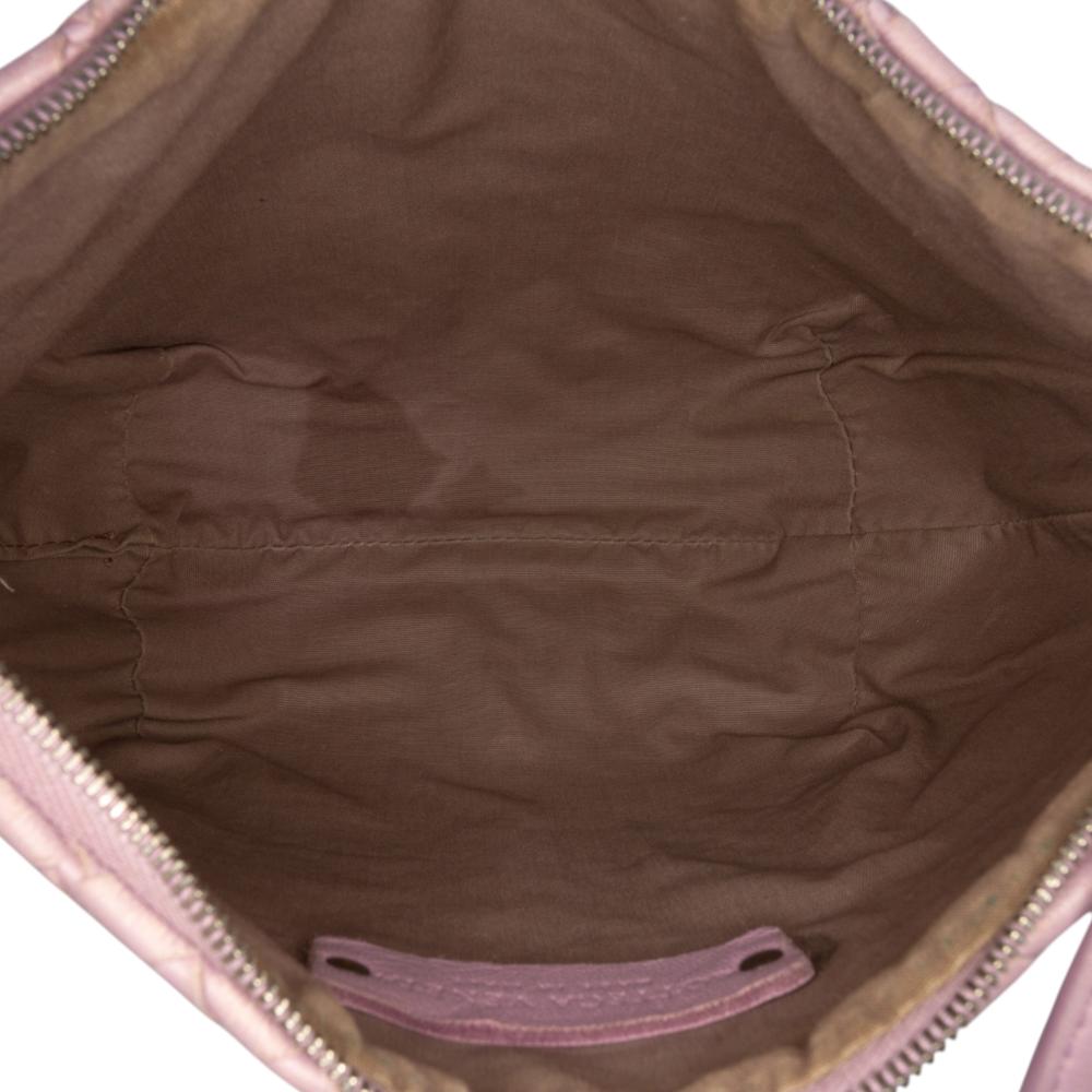 Bottega Veneta B Bottega Veneta Purple Nappa Leather Leather Nappa Intrecciato Crossbody Italy