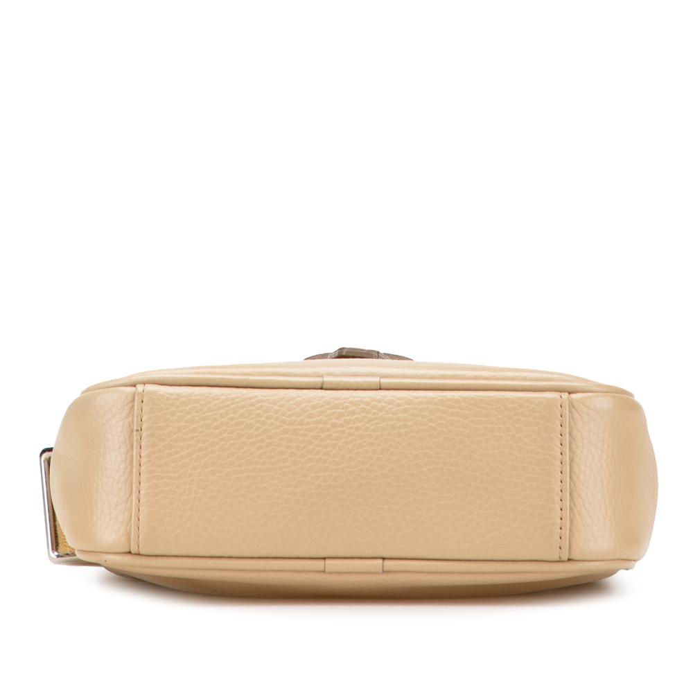 Burberry B Burberry Brown Beige Calf Leather Crossbody United Kingdom