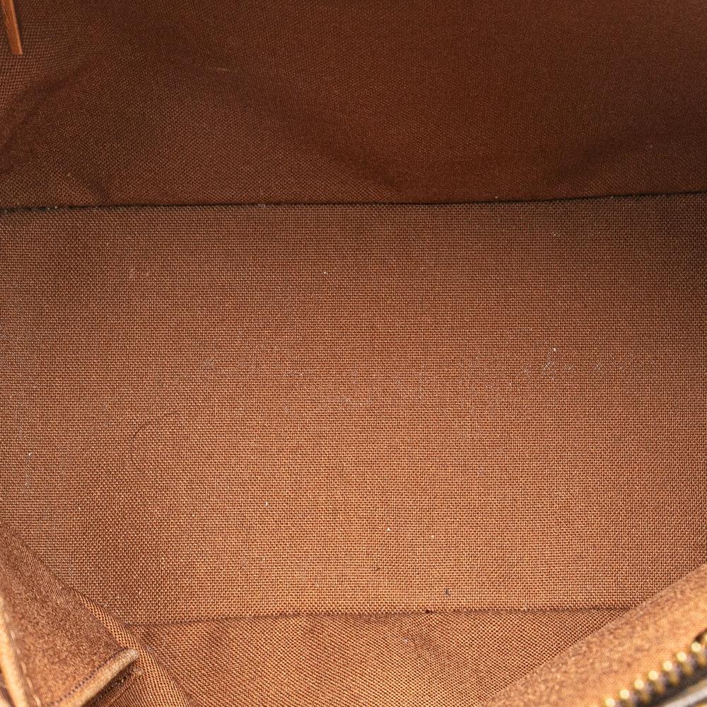 Louis Vuitton B Louis Vuitton Brown Monogram Canvas Fabric Monogram Cabas Piano France