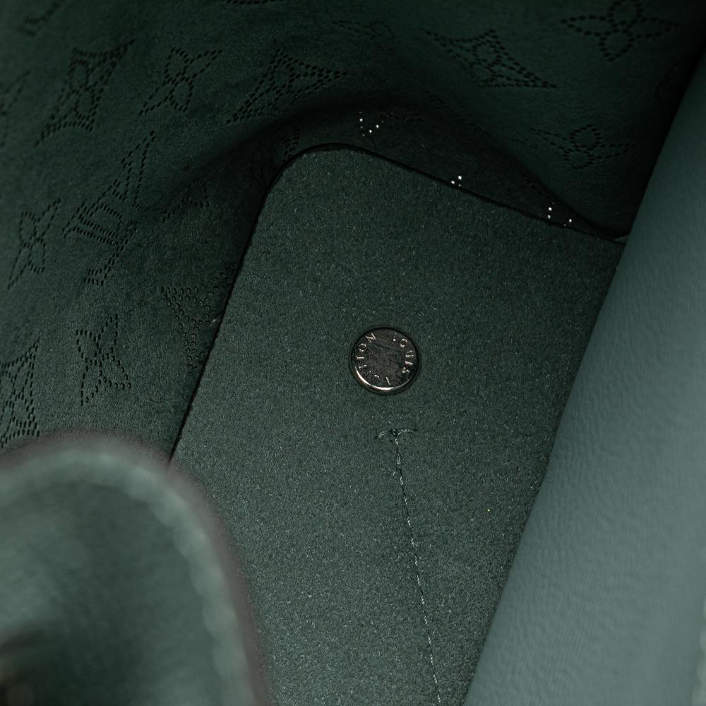 Louis Vuitton AB Louis Vuitton Blue Light Blue Calf Leather Monogram Mahina Muria France