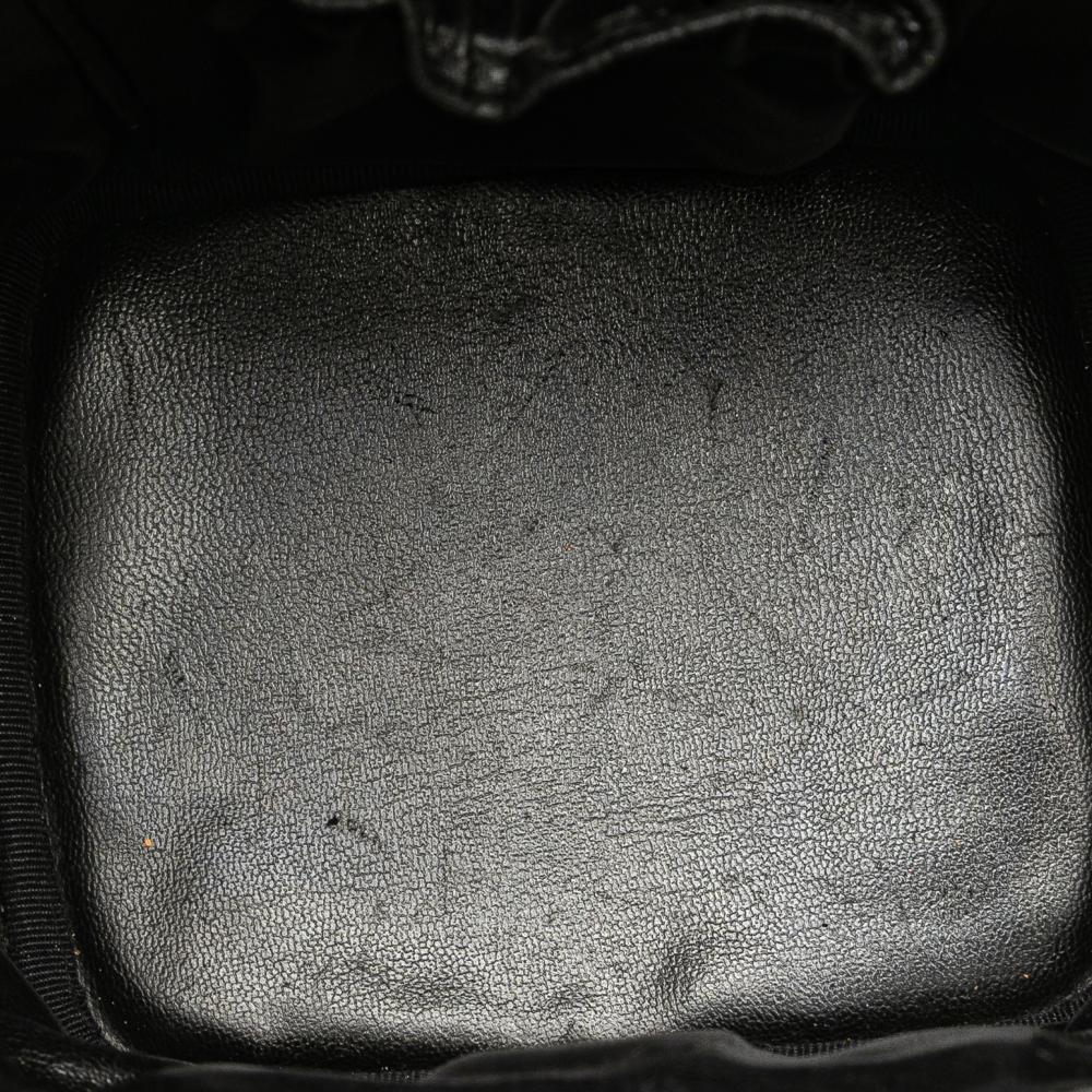 Chanel B Chanel Black Caviar Leather Leather CC Caviar Vanity Bag France