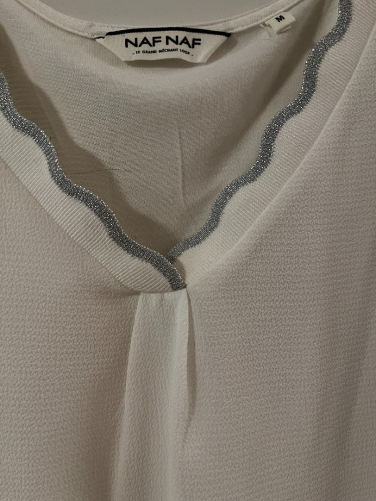 Naf Naf Top blanc essentiel