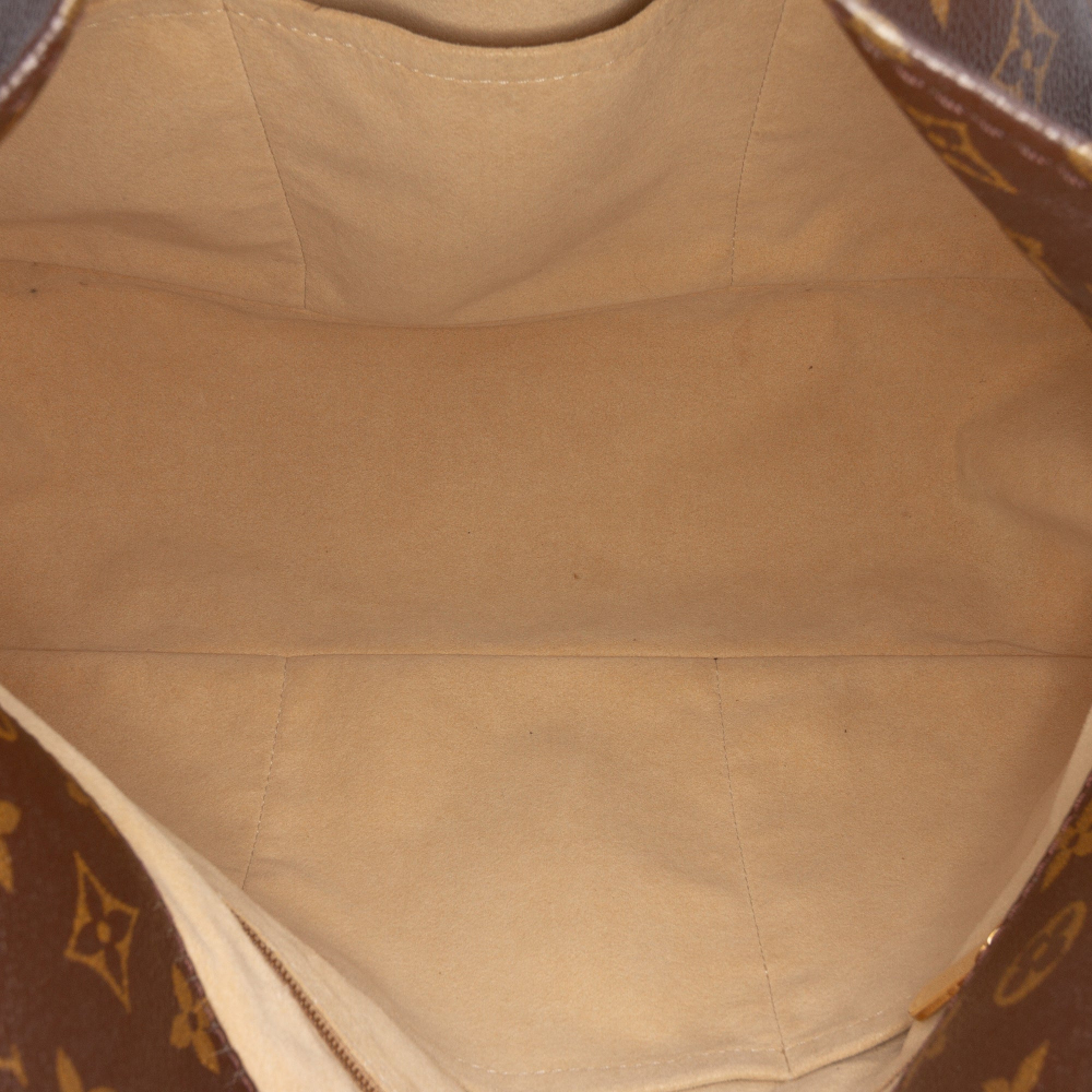 Louis Vuitton Artsy Canvas Hobo Shoulder Bag Brown