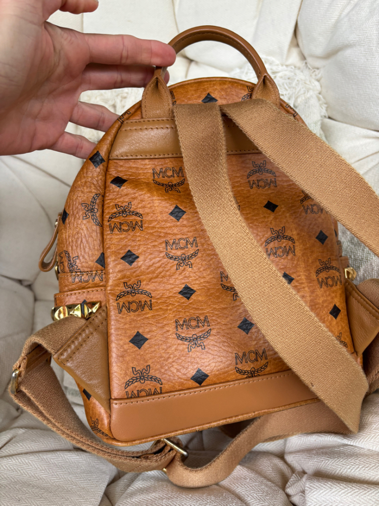 MCM Sac à dos en cuir Stark