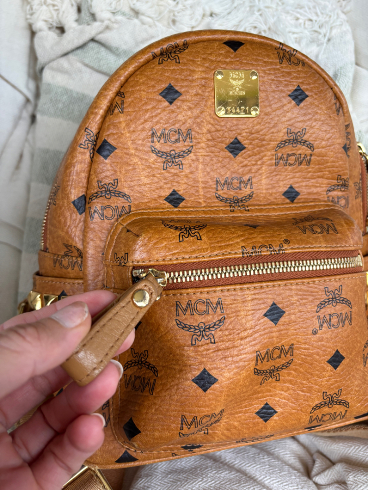 MCM Sac à dos en cuir Stark