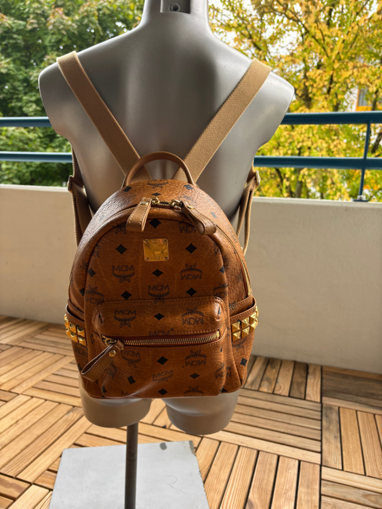 MCM Sac à dos en cuir Stark