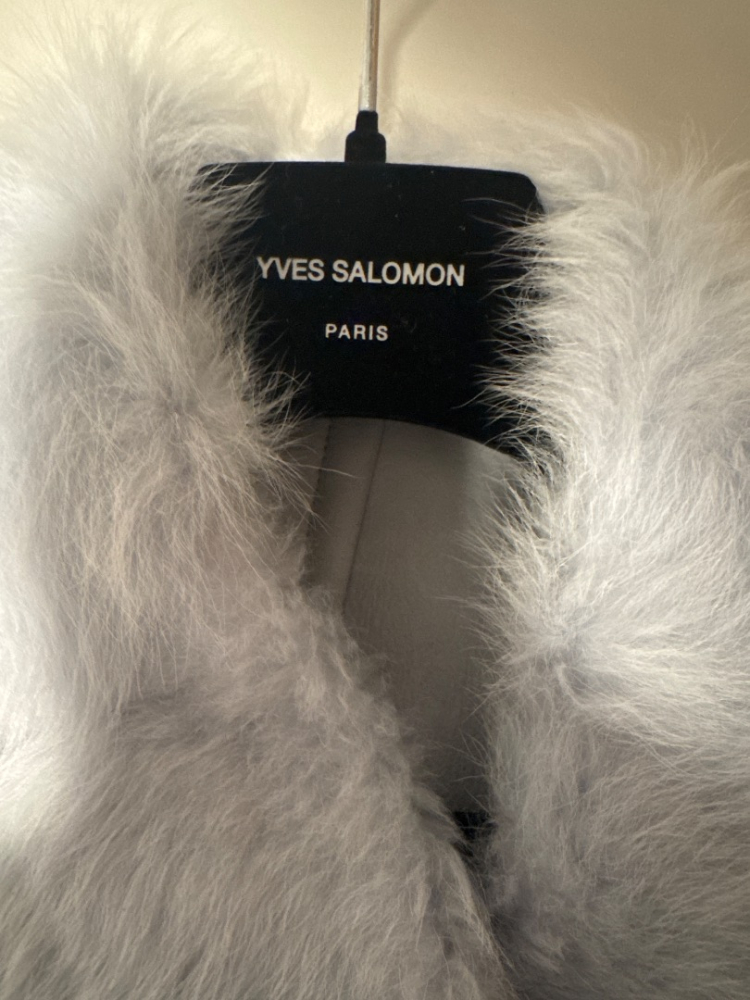 Yves Salomon Wendemantel aus Leder