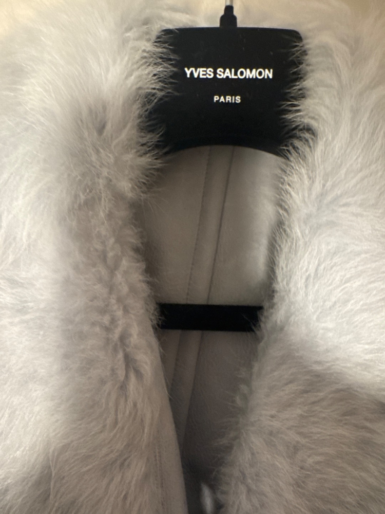 Yves Salomon Wendemantel aus Leder