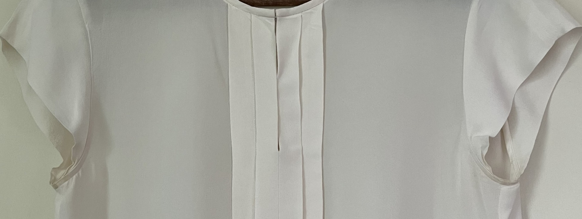 Luisa Cerano Techno Silk Top / Milk color