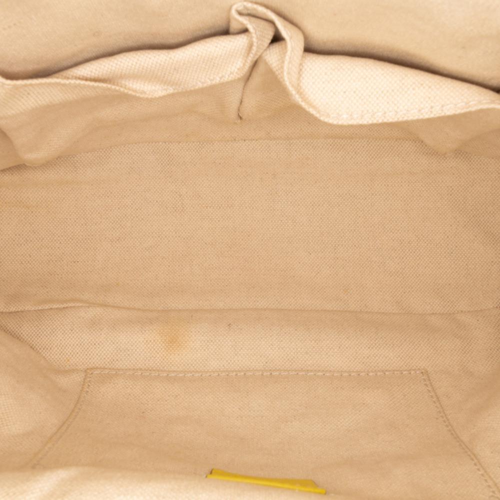 Gucci B Gucci Yellow Calf Leather Bamboo Tassel Backpack Italy