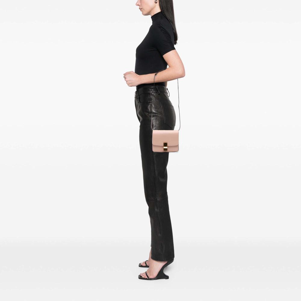 Celine B Celine Pink Light Pink Calf Leather Small Liege skin Classic Box Italy