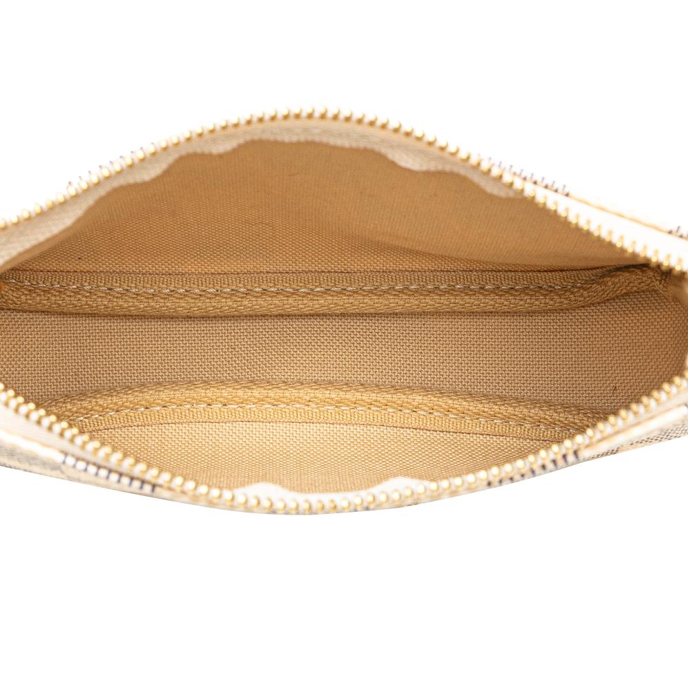 Louis Vuitton AB Louis Vuitton White Damier Canvas Canvas Damier Azur Mini Pochette Accessoires France