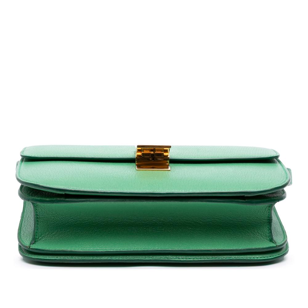 Celine B Celine Green Light Green Calf Leather Medium skin Classic Box Italy
