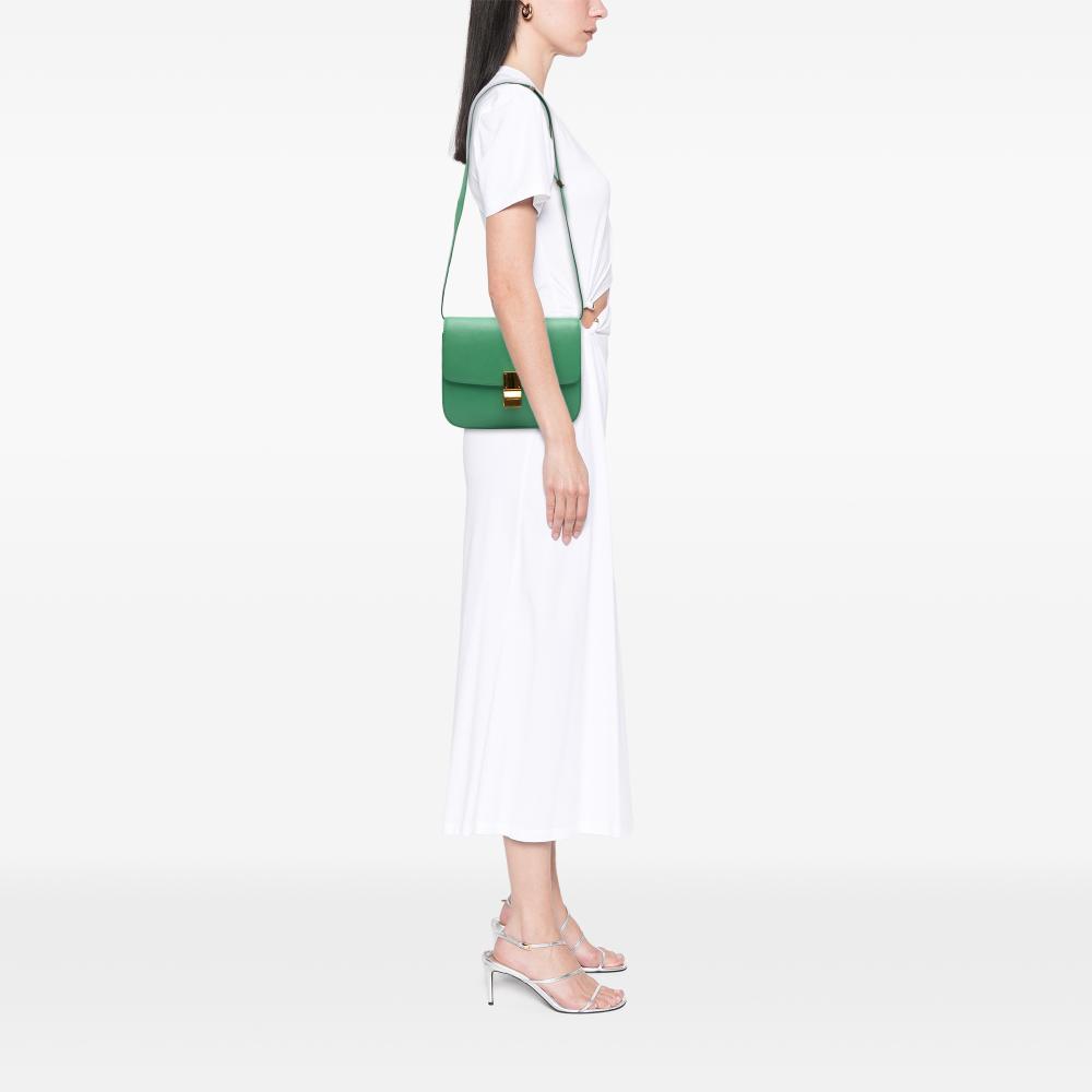 Celine B Celine Green Light Green Calf Leather Medium skin Classic Box Italy