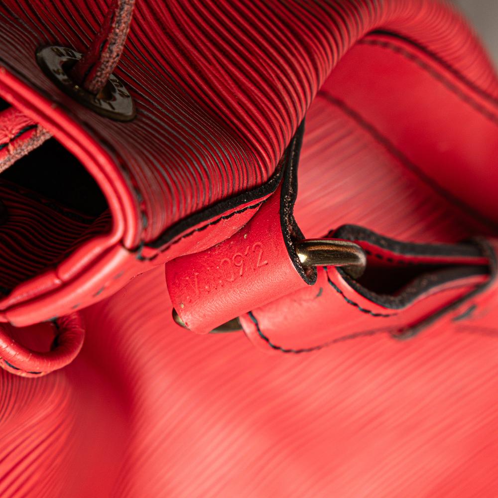 Louis Vuitton B Louis Vuitton Red Epi Leather Leather Epi Noe GM France