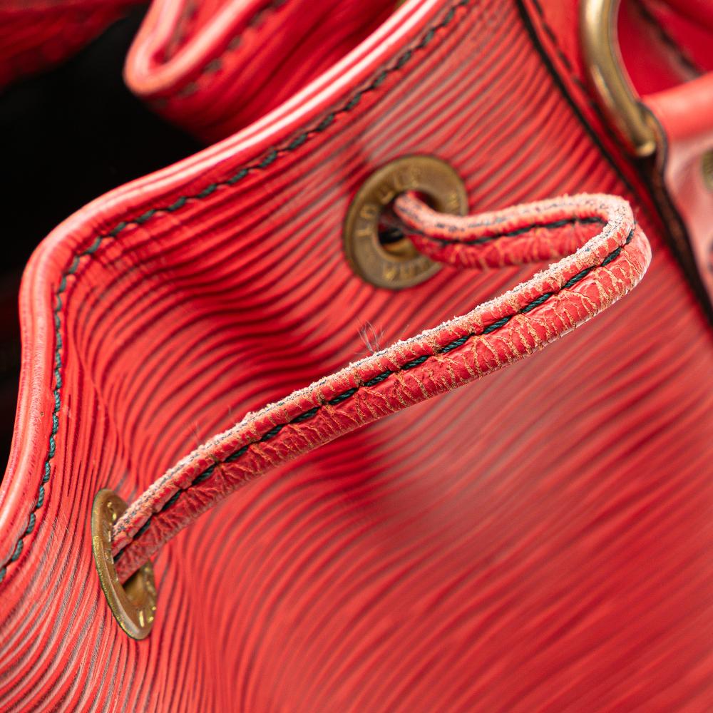 Louis Vuitton B Louis Vuitton Red Epi Leather Leather Epi Noe GM France