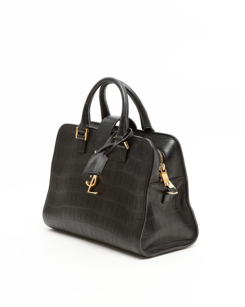 Saint Laurent Monogram Croc Baby Cabas Bag