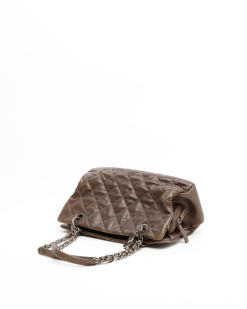 Chanel CC Caviar Tote Bag