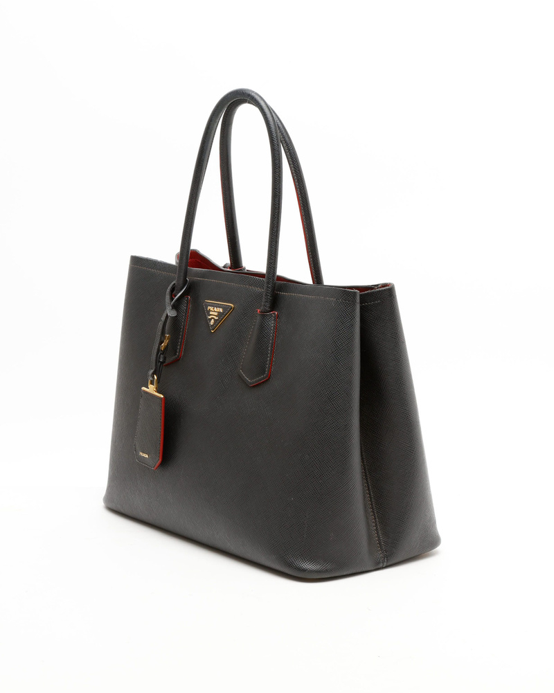 Prada Large Saffiano Double Bag