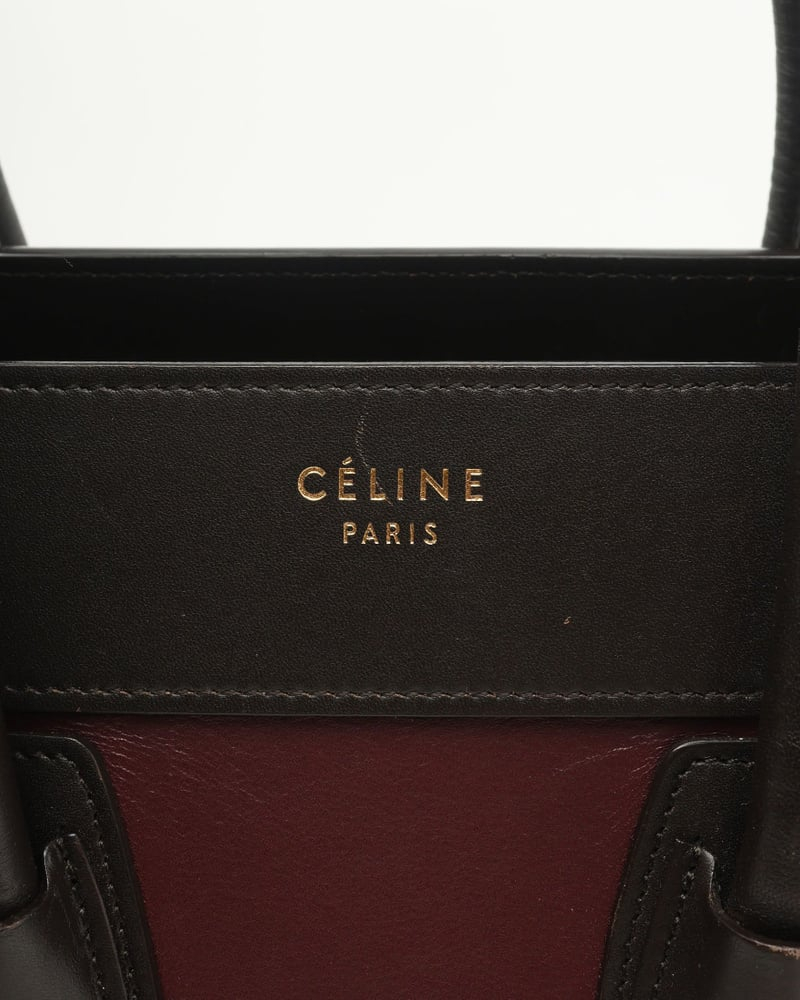 Celine Céline Luggage Micro Bag