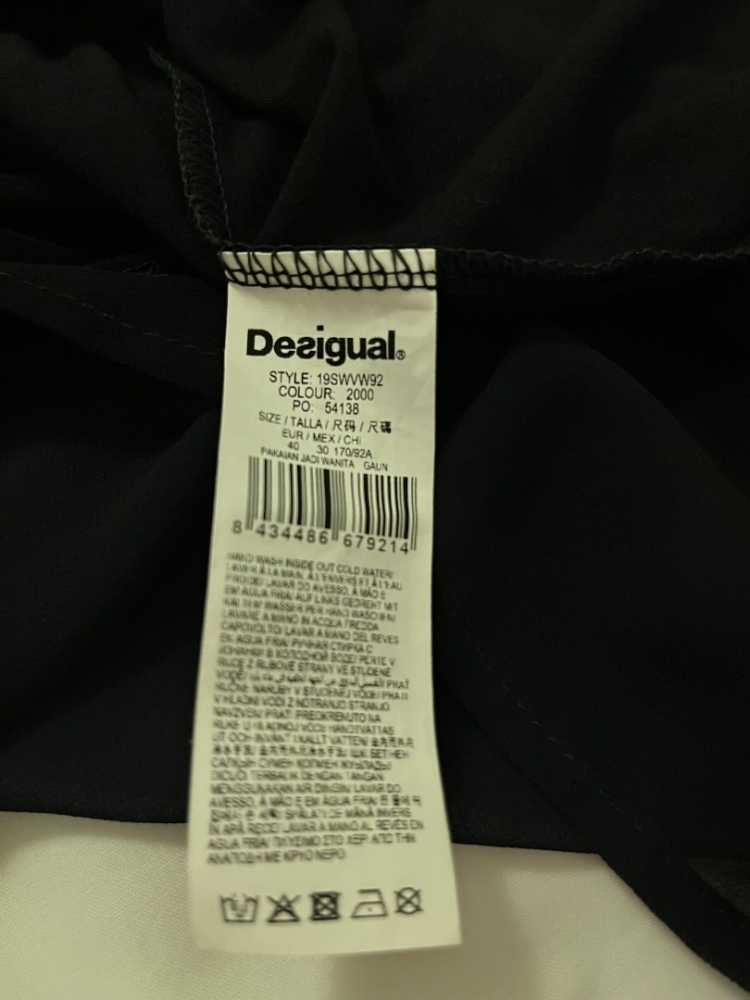 Desigual Robe sans manches noire