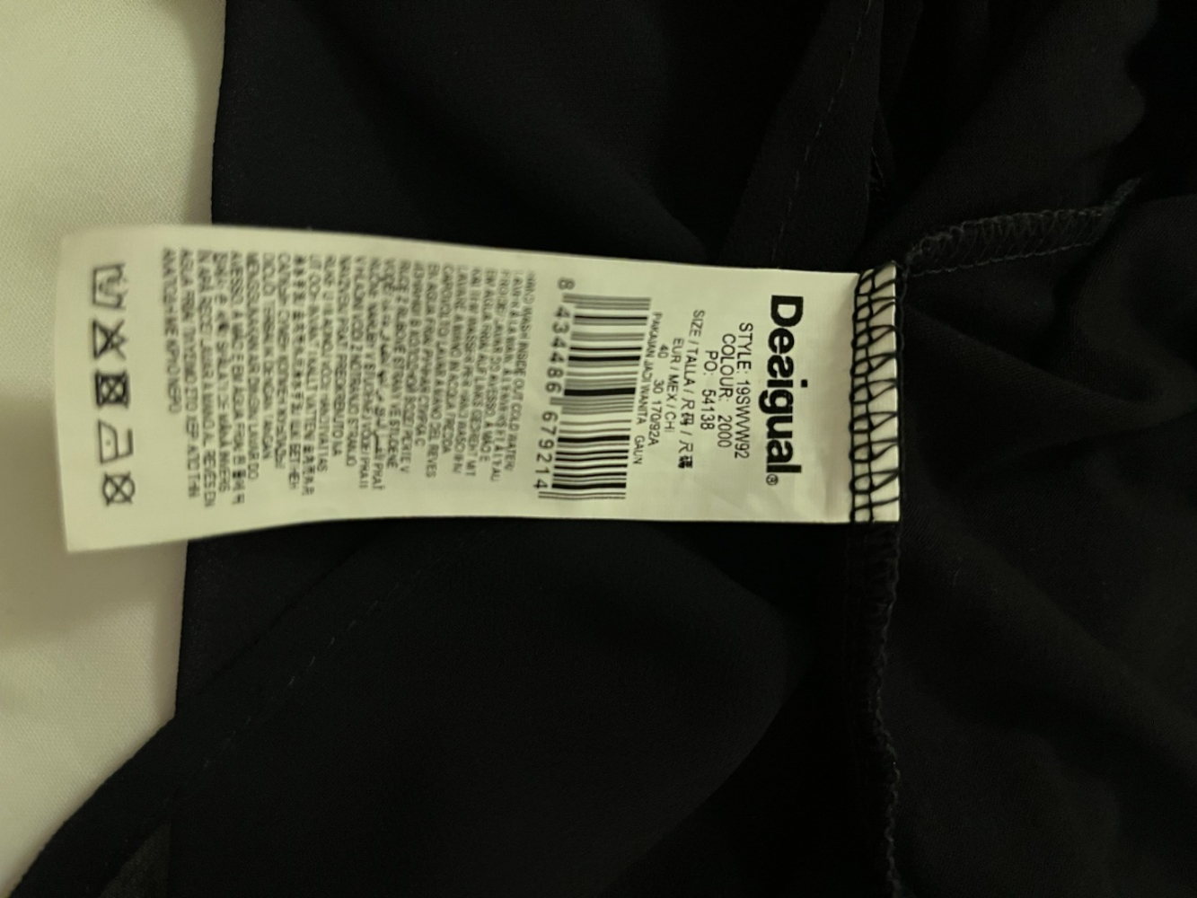 Desigual Robe sans manches noire